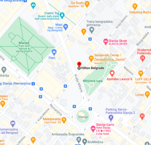 Hilton hotel - Google maps